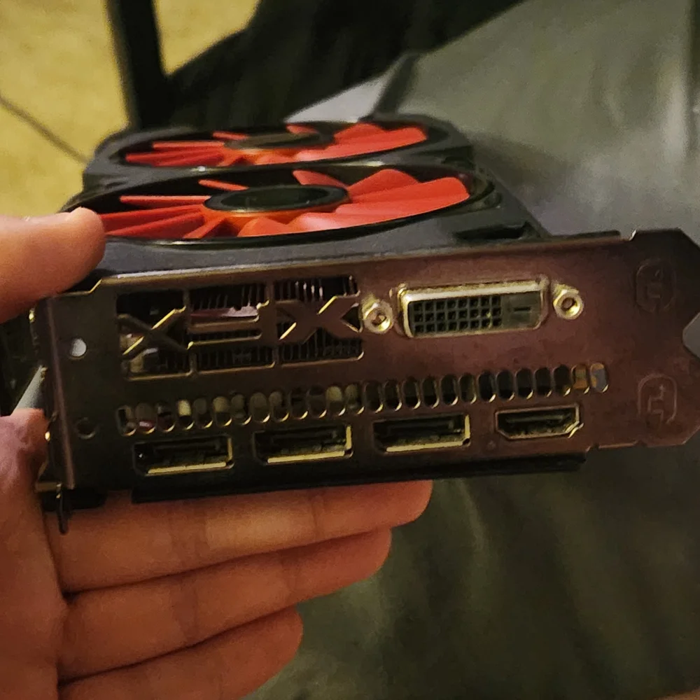 XFX Black and Red Graphics Card